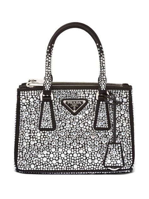 prada small crystal bag|Prada swarovski bag.